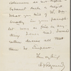 Raymond, H. J., ALS to William D. O'Connor. Oct. 16, [1866].