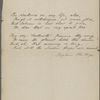 Phillips, Stephen, "Whitman and Gosse" and "The darkness on my life...", 2 poems in the hand of Margaret Jerome[?], unsigned, undated.