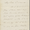 Phillips, Wendell, ALS to [William D.] O'Connor. Jun. [21], 1866. 