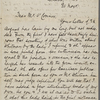 Gilchrist, Anne. Copy in W. M. Rossetti's hand of passages from Anne Gilchrist's letters to him of Jun. 22, Jun. 23, and Jul. 11, 1869, published as A Woman's Estimate of Walt Whitman.  
Enclosed in ALS from W. M. Rossetti to [William D.] O'Connor. Nov. 20, [1869].