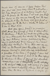 Gilchrist, Anne. Copy in W. M. Rossetti's hand of passages from Anne Gilchrist's letters to him of Jun. 22, Jun. 23, and Jul. 11, 1869, published as A Woman's Estimate of Walt Whitman.  
Enclosed in ALS from W. M. Rossetti to [William D.] O'Connor. Nov. 20, [1869].
