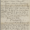 Gilchrist, Anne. Copy in W. M. Rossetti's hand of passages from Anne Gilchrist's letters to him of Jun. 22, Jun. 23, and Jul. 11, 1869, published as A Woman's Estimate of Walt Whitman.  
Enclosed in ALS from W. M. Rossetti to [William D.] O'Connor. Nov. 20, [1869].