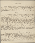 Gilchrist, Anne. Copy in W. M. Rossetti's hand of passages from Anne Gilchrist's letters to him of Jun. 22, Jun. 23, and Jul. 11, 1869, published as A Woman's Estimate of Walt Whitman.  
Enclosed in ALS from W. M. Rossetti to [William D.] O'Connor. Nov. 20, [1869].