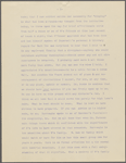 Traubel, Horace L., typed transcript of letter to William D. O'Connor. Sep. 26, 1888.