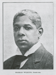 Portrait of Harlem, New York, businessman, nightclub owner and black baseball club financier Barron Wilkins, 1906.