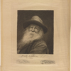 Johnson, Thomas. Proof of etched portrait of Walt Whitman, signed, with MS title in Whitman's hand: Walt Whitman in 1891.