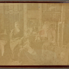 Palmer's (C. H.) Photograph and Ferrotype Gallery. Photograph of Walt Whitman, Ida Johnson and an unidentified neighbor, ca. 1890.