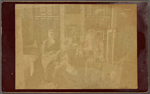 Palmer's (C. H.) Photograph and Ferrotype Gallery. Photograph of Walt Whitman, Ida Johnson and an unidentified neighbor, ca. 1890.