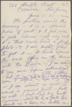 O'Connor, William D., ALS to. Jun. 11, 1885. 