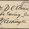 O'Connor, William D., ALS to. Jun. 11, 1885. 