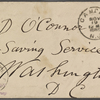 O'Connor, William D., ALS to. Nov. 19, 1886. 