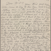 O'Connor, William D., ALS to. Apr. 18, 1888. 