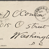 O'Connor, William D., ALS to. Apr. 25, 1888. 