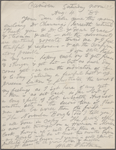 O'Connor, William D., ALS to. Aug. 4, 1888. 