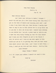 Sawyer, Thomas P., two ALS to WW. Apr. 26, 1863 & Jan. 24, 1864. Bound in volume with transcription, drafts of letters from WW to Sawyer and letter by Sawyer to Lewis Brown.