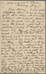 [Stafford], Harry, ALS to. Jun. 18-19, [1877].
