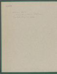 [Stafford], [Harry], ALS to. May 13, [1879]. Previously May 13, [1878].