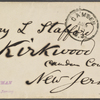 Stafford, Harry, ALS to. Aug. 15, [1878]. Previously: Aug. 15, [1882].