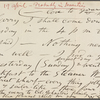 Stafford, Harry, ALS to. Apr. 19, [1880]. Previously Apr. 19, [1870s]. 
