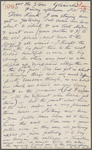 [Stafford], Harry, ALS to. Nov. 12, [1880].