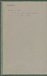 Stafford, Harry, APCS to. Jan. 27, [1881]. 