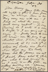 [Stafford], Harry, ALS to. Jan. 30, 1883.