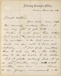 Whitman, Louisa Van Velsor, mother, ALS to. Mar. 28, 1866.