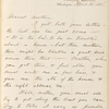Whitman, Louisa Van Velsor, mother, ALS to. Apr. 28, 1866.