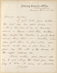 Whitman, Louisa Van Velsor, mother, ALS to. Apr. 28, 1866.