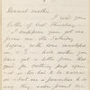 Whitman, Louisa Van Velsor, mother, ALS to. Jun. 12, 1866.