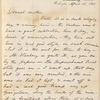 Whitman, Louisa Van Velsor, mother, ALS to. Apr. 16, 1868.