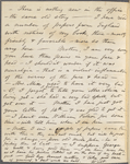 Whitman, Louisa Van Velsor, mother, ALS to. Apr. 16, 1868.