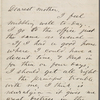 Whitman, Louisa Van Velsor, mother, ALS to. Nov. 23, 1866.