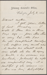 Whitman, Louisa Van Velsor, mother, ALS to. Jul. 2, 1866.