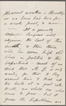 Whitman, Louisa Van Velsor, mother, ALS to. Jul. 2, 1866.