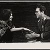 Jennifer West and unidentified in the stage production Diamond Orchid