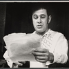 Zack Matalon in the stage production Diary of a Madman