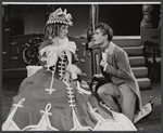 Margaret Hamilton and Roddy McDowall in the stage production Diary of a Scoundrel