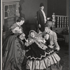 Ruth McDevitt, Josephine Brown, Roddy McDowall and unidentified in the stage production Diary of a Scoundrel