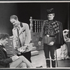 Roddy McDowall, unidentified and Bert Remsen in the stage production Diary of a Scoundrel