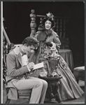 Roddy McDowall and Ruth McDevitt in the stage production Diary of a Scoundrel