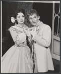Zohra Alton and Roddy McDowall in the stage production Diary of a Scoundrel