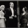 Pamela Tiffin, Jeffrey Lynn, and Ruth Ford in the stage production Dinner at Eight