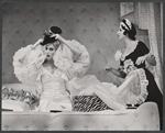 Pamela Tiffin and Niki Flacks in the stage production Dinner at Eight