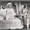 Pamela Tiffin and Jeffrey Lynn in the stage production Dinner at Eight