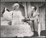 Pamela Tiffin and Jeffrey Lynn in the stage production Dinner at Eight