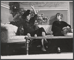 Arlene Francis and June Havoc in the stage production Dinner at Eight