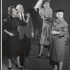 Frieda Altman, Martha Scott, Nydia Westman and unidentified in rehearsal for the stage production A Distant Bell
