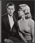 Andrew Prine and Evans Evans in rehearsal for the stage production A Distant Bell