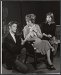 Andrew Prine, Martha Scott and Phyllis Love in rehearsal for the stage production A Distant Bell